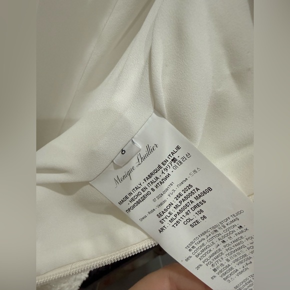 Monique Lhuillier Scoop Neck Sculpted Dress size 6 - Picture 12 of 16